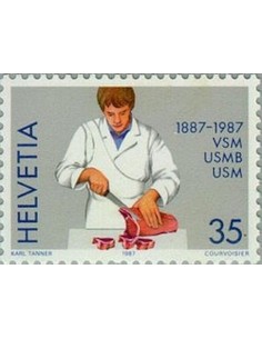 Timbre Poste Suisse N° 1284 Neuf ** philatelie foxtimbre