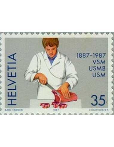 Timbre Poste Suisse N° 1284 Neuf ** philatelie foxtimbre