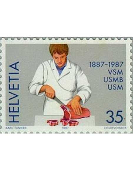 Timbre Poste Suisse N° 1284 Neuf ** philatelie foxtimbre