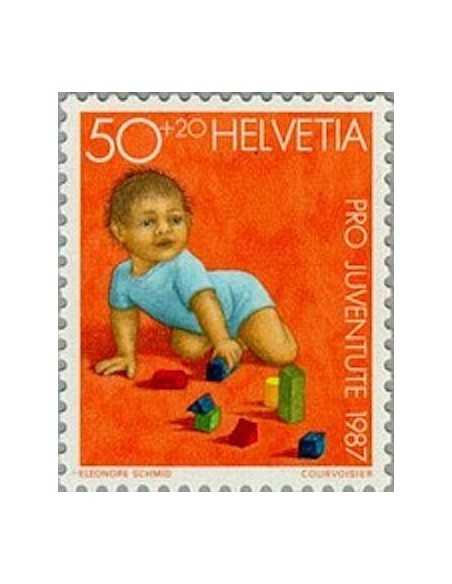 Timbre Poste Suisse N° 1290 Neuf ** philatelie foxtimbre