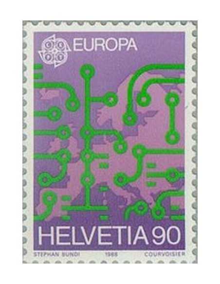 Timbre Poste Suisse N° 1299 Neuf ** philatelie foxtimbre