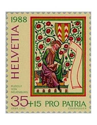 Timbre Poste Suisse N° 1300 Neuf ** philatelie foxtimbre