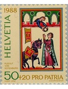 Timbre Poste Suisse N° 1301 Neuf ** philatelie foxtimbre