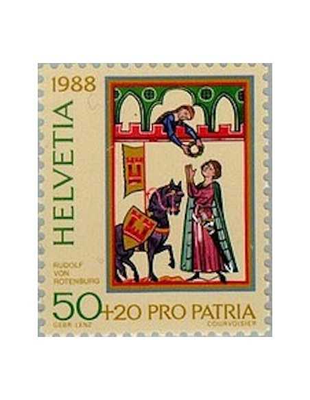 Timbre Poste Suisse N° 1301 Neuf ** philatelie foxtimbre