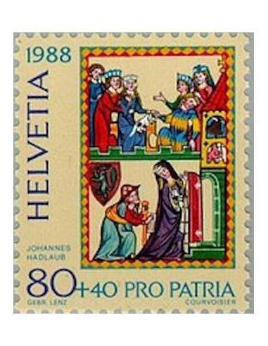 Timbre Poste Suisse N° 1302 Neuf ** philatelie foxtimbre