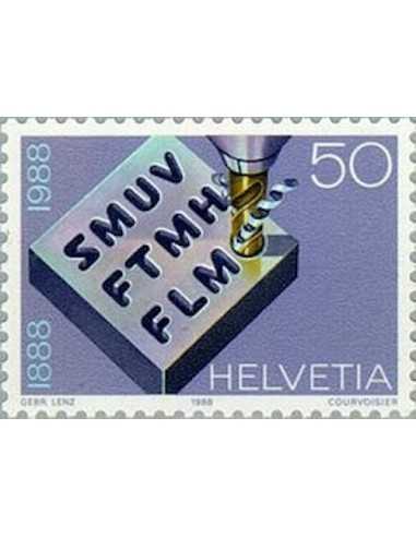 Timbre Poste Suisse N° 1305 Neuf ** philatelie foxtimbre