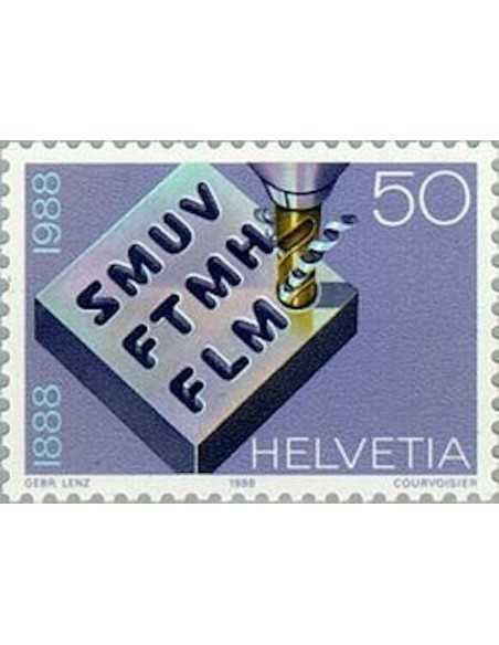 Timbre Poste Suisse N° 1305 Neuf ** philatelie foxtimbre