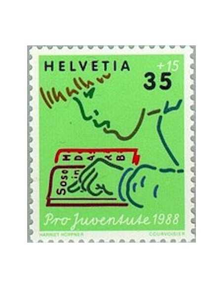 Timbre Poste Suisse N° 1309 Neuf ** philatelie foxtimbre