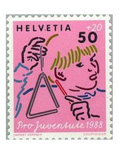 Timbre Poste Suisse N° 1310 Neuf ** philatelie foxtimbre