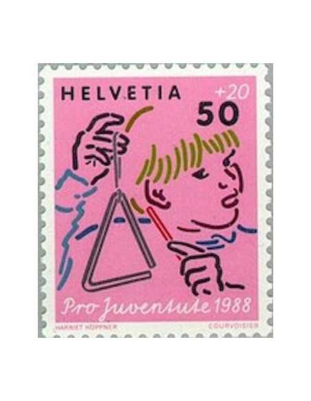 Timbre Poste Suisse N° 1310 Neuf ** philatelie foxtimbre