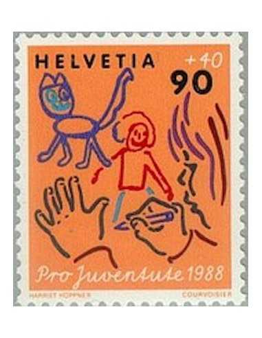 Timbre Poste Suisse N° 1312 Neuf ** philatelie foxtimbre