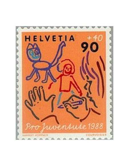 Timbre Poste Suisse N° 1312 Neuf ** philatelie foxtimbre