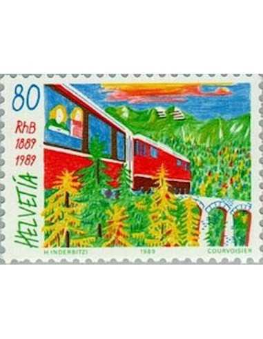 Timbre Poste Suisse N° 1317 Neuf ** philatelie foxtimbre