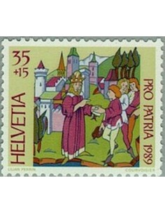 Timbre Poste Suisse N° 1319 Neuf ** philatelie foxtimbre