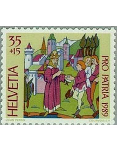 Timbre Poste Suisse N° 1319 Neuf ** philatelie foxtimbre