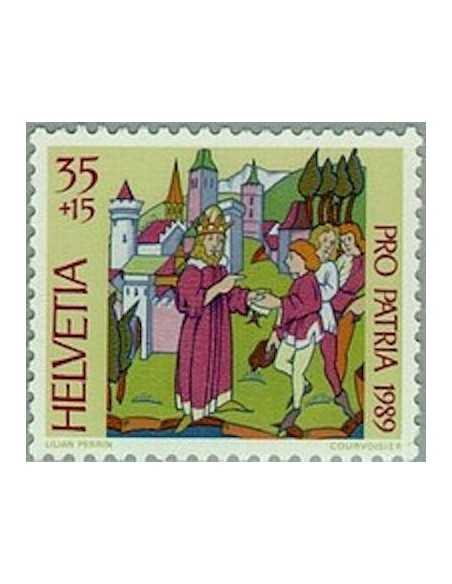 Timbre Poste Suisse N° 1319 Neuf ** philatelie foxtimbre