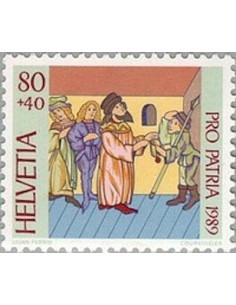 Timbre Poste Suisse N° 1321 Neuf ** philatelie foxtimbre