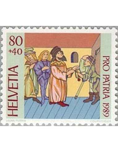 Timbre Poste Suisse N° 1321 Neuf ** philatelie foxtimbre