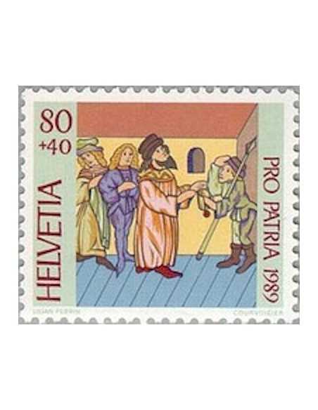 Timbre Poste Suisse N° 1321 Neuf ** philatelie foxtimbre