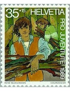 Timbre Poste Suisse N° 1333 Neuf ** philatelie foxtimbre