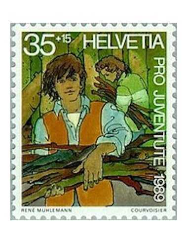 Timbre Poste Suisse N° 1333 Neuf ** philatelie foxtimbre