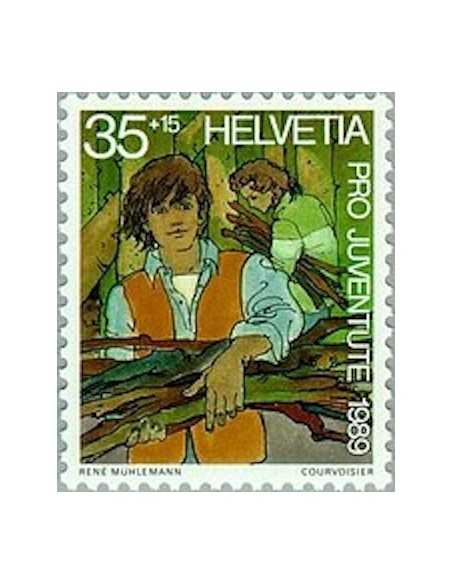 Timbre Poste Suisse N° 1333 Neuf ** philatelie foxtimbre