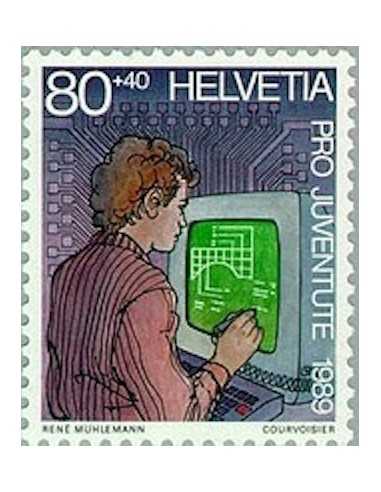 Timbre Poste Suisse N° 1335 Neuf ** philatelie foxtimbre