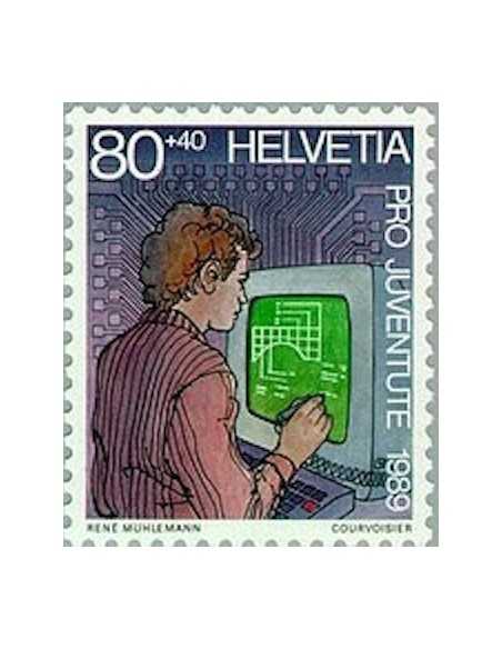 Timbre Poste Suisse N° 1335 Neuf ** philatelie foxtimbre