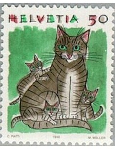 Timbre Poste Suisse N° 1342 Neuf ** philatelie foxtimbre