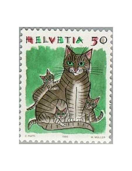 Timbre Poste Suisse N° 1342 Neuf ** philatelie foxtimbre