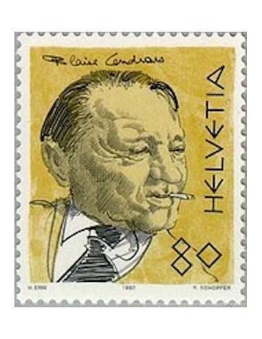 Timbre Poste Suisse N° 1351 Neuf ** philatelie foxtimbre