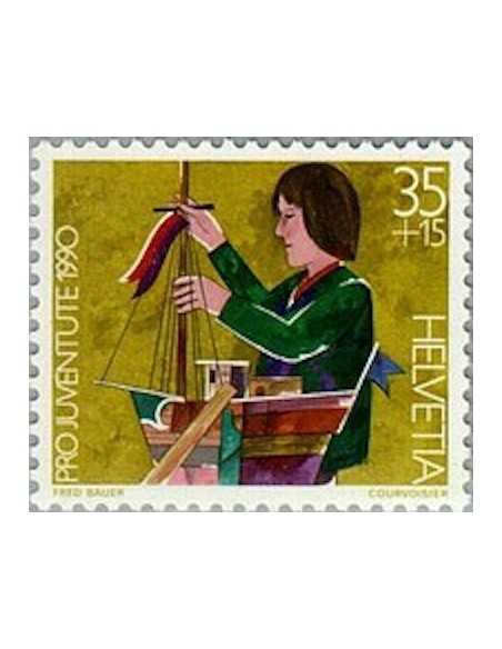 Timbre Poste Suisse N° 1359 Neuf ** philatelie foxtimbre