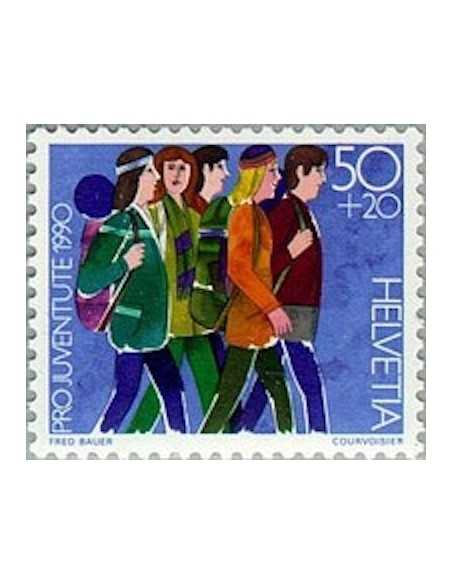 Timbre Poste Suisse N° 1360 Neuf ** philatelie foxtimbre