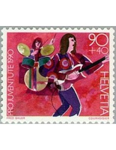 Timbre Poste Suisse N° 1362 Neuf ** philatelie foxtimbre