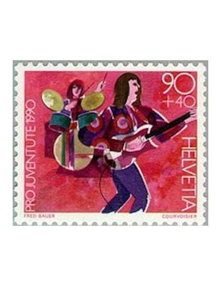 Timbre Poste Suisse N° 1362 Neuf ** philatelie foxtimbre