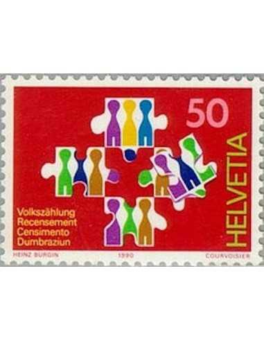 Timbre Poste Suisse N° 1363 Neuf ** philatelie foxtimbre