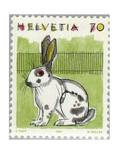 Timbre Poste Suisse N° 1364 Neuf ** philatelie foxtimbre