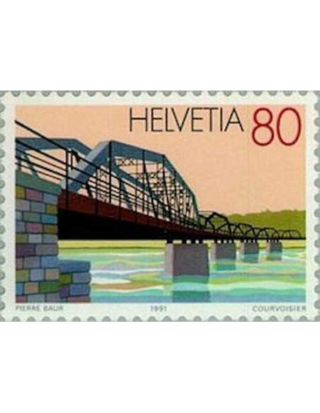 Timbre Poste Suisse N° 1380 Neuf ** philatelie foxtimbre