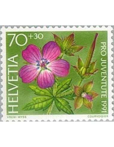 Timbre Poste Suisse N° 1384 Neuf ** philatelie foxtimbre