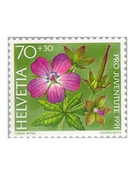 Timbre Poste Suisse N° 1384 Neuf ** philatelie foxtimbre