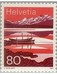 Timbre Poste Suisse N° 1388 Neuf ** philatelie foxtimbre