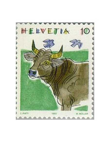 Timbre Poste Suisse N° 1389 Neuf ** philatelie foxtimbre