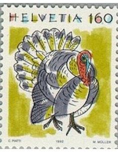 Timbre Poste Suisse N° 1390 Neuf ** philatelie foxtimbre