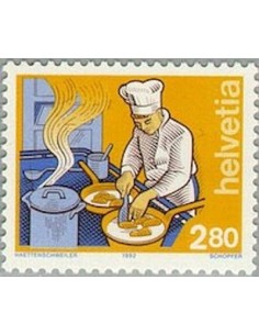 Timbre Poste Suisse N° 1391 Neuf ** philatelie foxtimbre