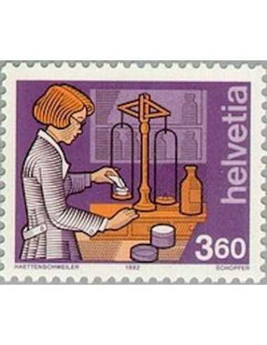 Timbre Poste Suisse N° 1392 Neuf ** philatelie foxtimbre