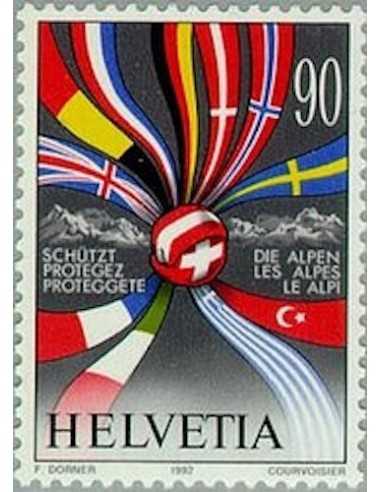 Timbre Poste Suisse N° 1398 Neuf ** philatelie foxtimbre