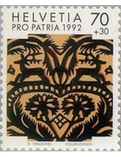 Timbre Poste Suisse N° 1400 Neuf ** philatelie foxtimbre