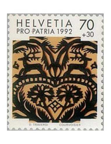 Timbre Poste Suisse N° 1400 Neuf ** philatelie foxtimbre