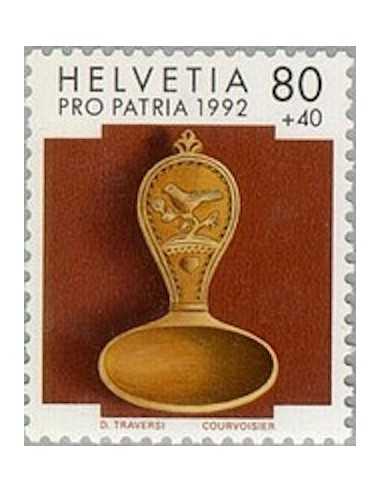 Timbre Poste Suisse N° 1401 Neuf ** philatelie foxtimbre