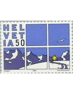 Timbre Poste Suisse N° 1403 Neuf ** philatelie foxtimbre